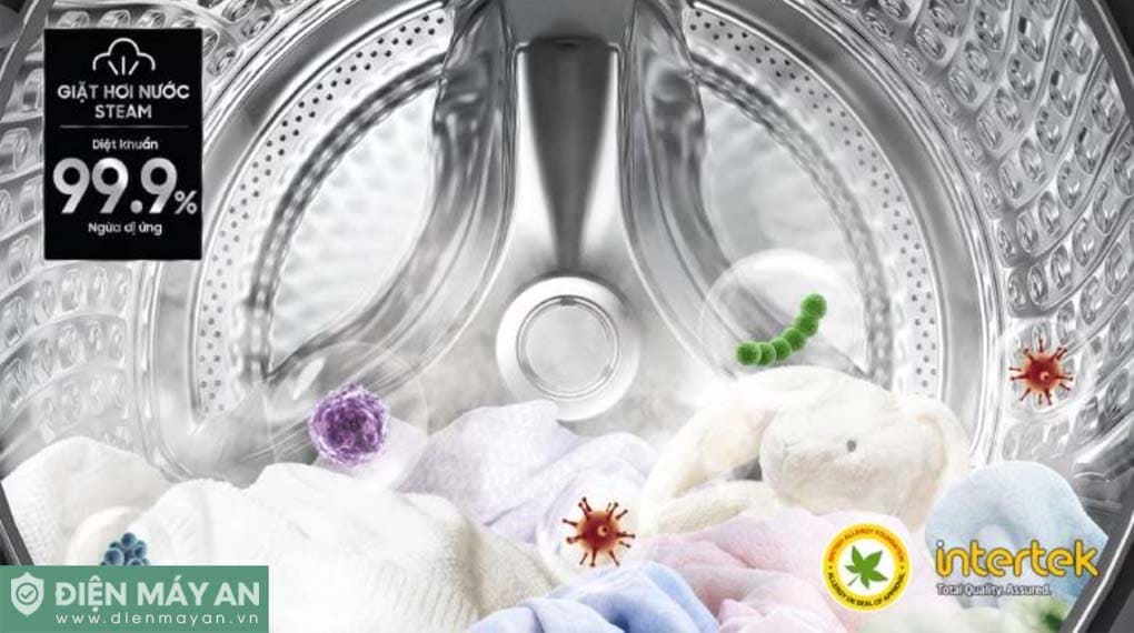 Máy giặt Samsung AI EcoBubble Inverter 10 kg WW10DG6U34LESV